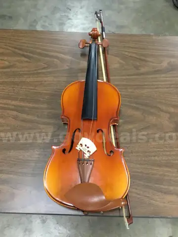 23 inch (IN HEIGHT) dark brown Teller Violin (A CASE IS INCLUDED)