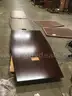 Unassembled conference table-96x47 dark board, & 96x48 dark board, 60x48 granite board, 60x47 granite board  “DH”