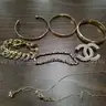 Lot of Jewelry- Gold Necklaces, Bracelets, Earring "JM"
