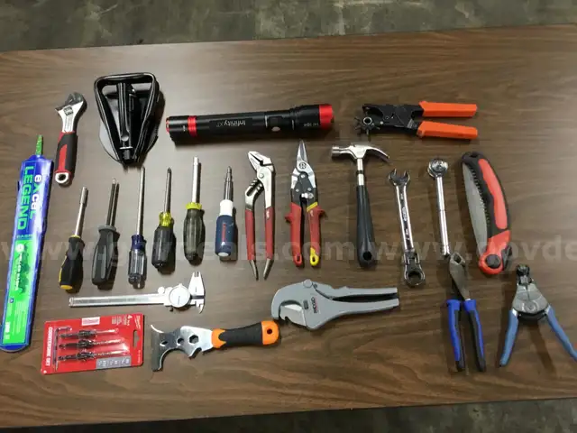 Lot Box of Assorted Tools                                                                                 “C”