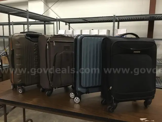 Lot of Four Assorted Carryon Luggage Bags                                                                 “C”