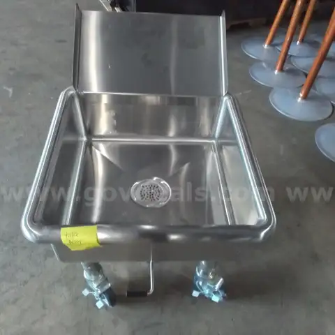 Lot of Kitchen Equipment- Portable and Soaking Sinks made from BSI