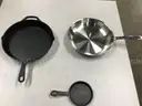 Assorted Frying Skillets (3)