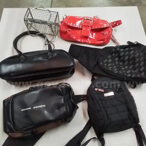 Lot of Handbags, Purses for Woman (6) "JM"