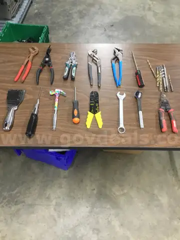 Lot of misc tools-steel silver DeWalt scraper  “DH”