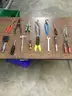 Lot of misc tools-steel silver DeWalt scraper  “DH”