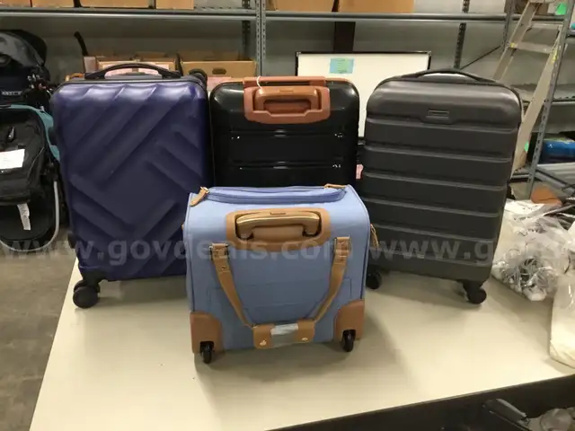 Lot of Four Carryon Luggage Bags                                                                               “C”