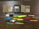 Lot Box of Assorted Kitchen Knives                                                                               “C”