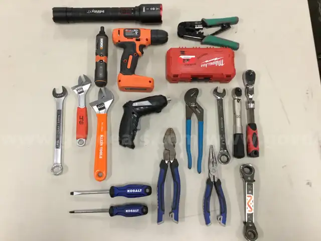 Lot Box of Assorted Tools                                                                             “C”