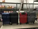 Four Assorted Carryon Luggage Bags w/handle and wheels                                                            “C”