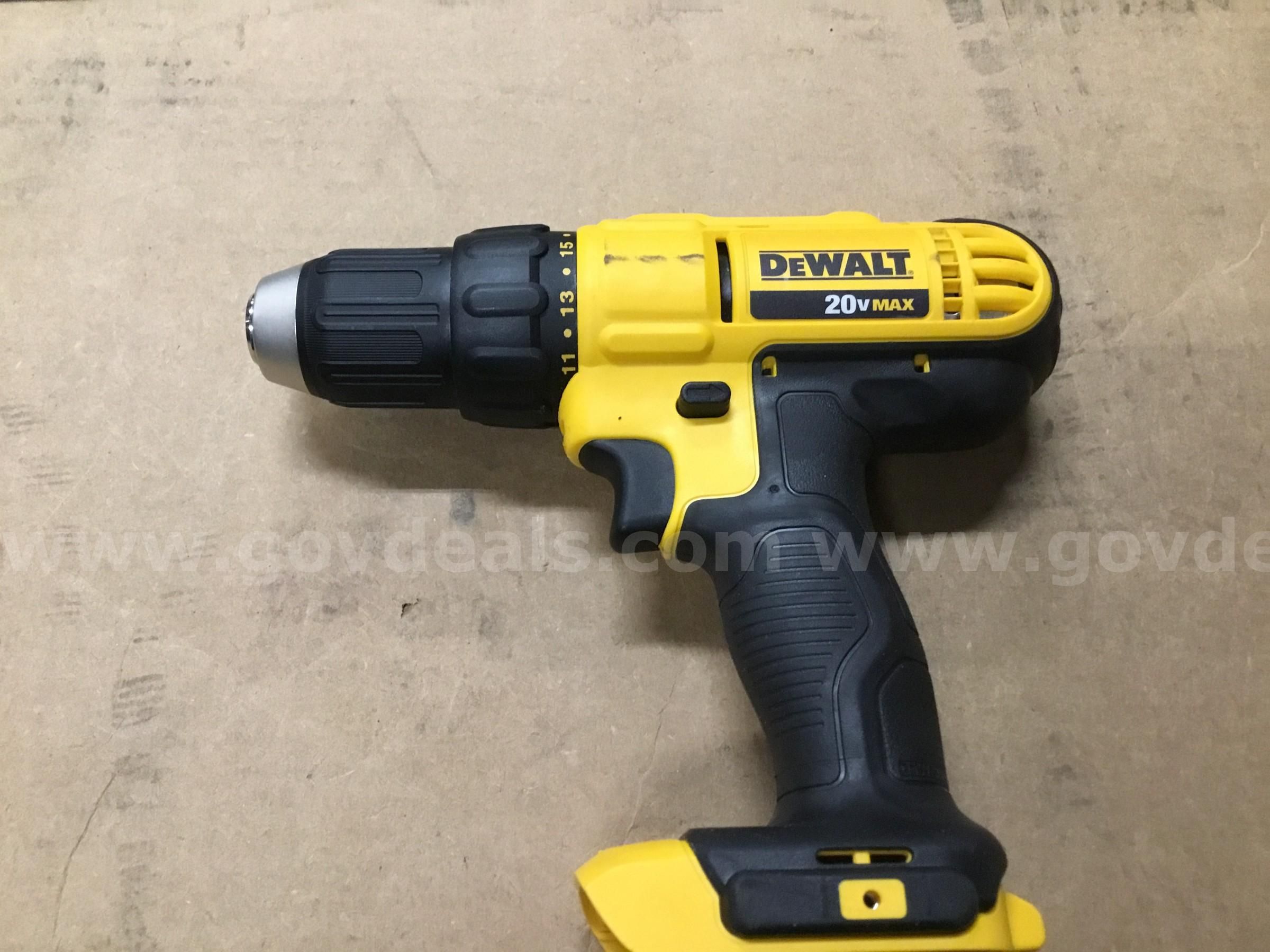 Dewalt drill no battery discount