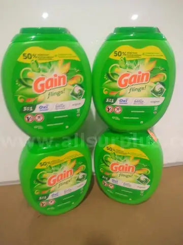 BUNDLE PACK! Gain Flings 3-in-1 HE Original Scent Laundry Detergent Pods, 112 Count