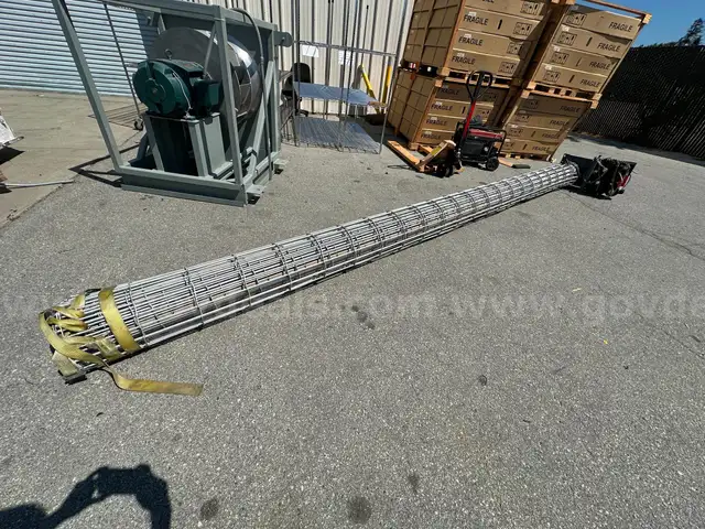 18' Motorized Security Aluminum Grill Roll Up Door