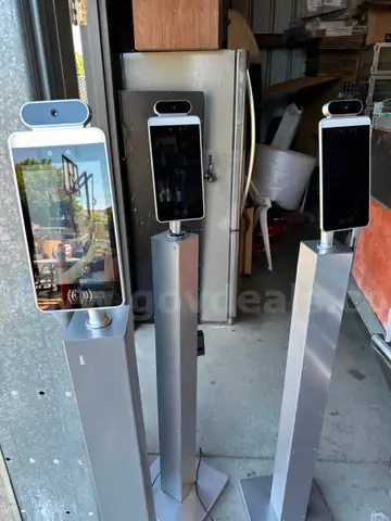 Lot of 3x Spinitar Rainscreen Temperature Screening Kiosks