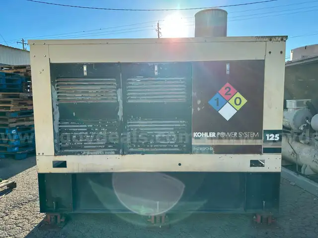 Kohler 125 kW Standby Generator