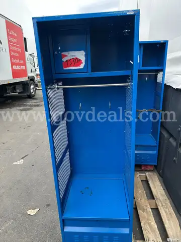 Heavy Duty Blue Metal Sports Locker