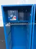 Heavy Duty Blue Metal Sports Locker