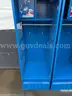 Heavy Duty Blue Metal Sports Locker