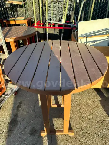 Lot of 7x Weather-Resistant Outdoor Bistro Table