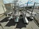 Lot of 13x 4 Foot NSF Stainless Steel Table