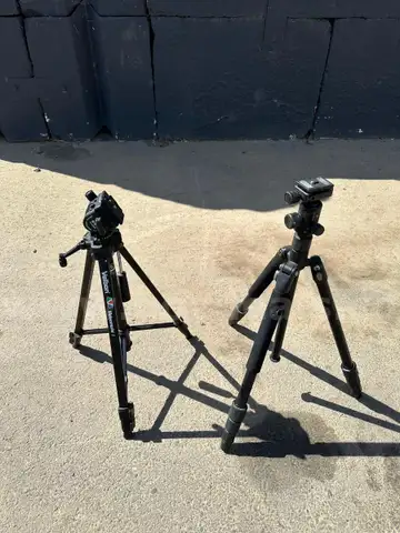 Lot of 2x Compactable Camera Tripods