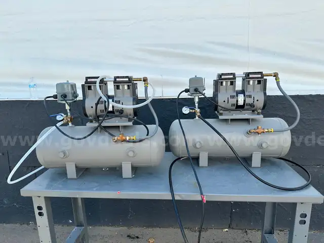 Lot of 2x Welch 8150B-30 Tank Vacuum System