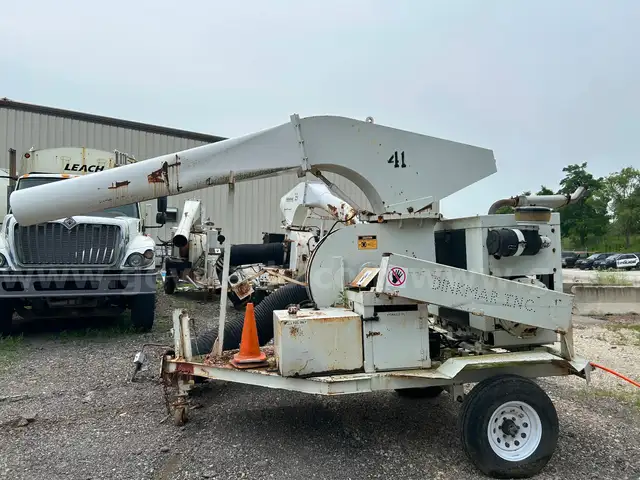 Three (3) Dinkmar Inc. Tow-Behind Leaf Vacuums