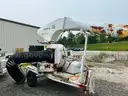 Three (3) Dinkmar Inc. Tow-Behind Leaf Vacuums