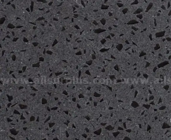 5 Ea. (Approx). NaturaStone Quartz Ebony Surfacing Slabs