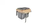7 Ea. (Approx). TOP MOUNT WOOD DBL PULL OUT CONTAIN 35QT (4WCTM-RM-2135DM2)