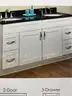300 Ea. (Approx). Sunco Tuscany Collection Shaker Flat-pack Cabinets, Accessories &#x26; Toe Kick