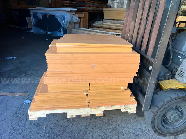 99 Ea. (Approx). Light Honey Hemlock Covetop Cabinet Doors