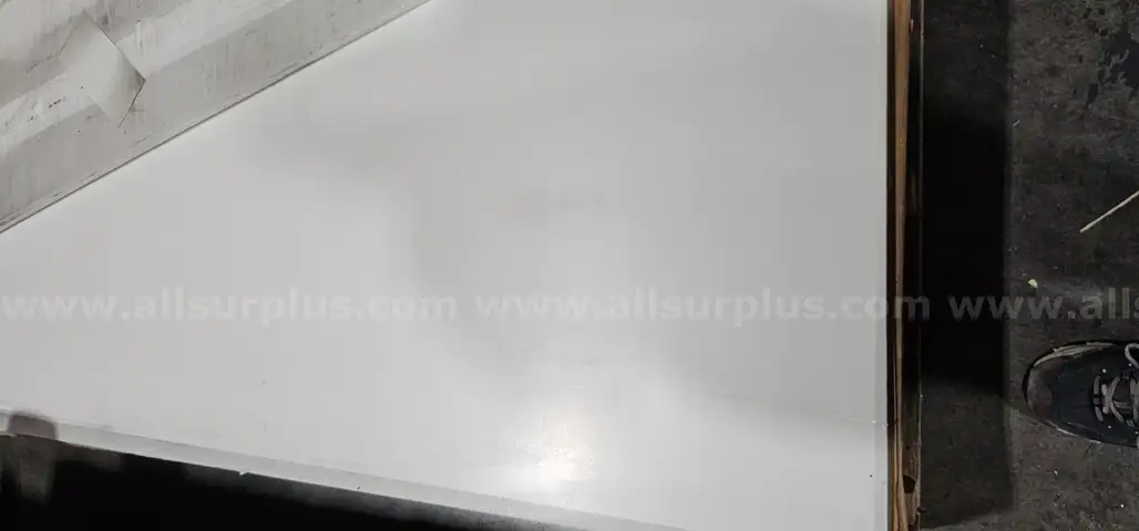 2 Ea. (Approx.) Avonite 8106 Ivory Acrylic Solid Surface Slabs - New