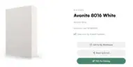 4 Ea. (Approx.) Avonite 8016 White Acrylic Solid Surface Slabs - New