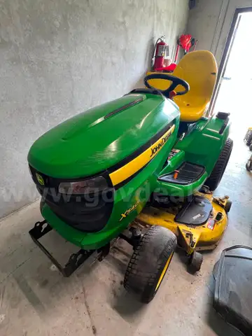 John Deere 48C Riding Mower and Snow Blower Attachment