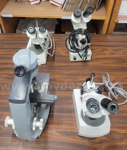 Lot of 4 each Microscopes