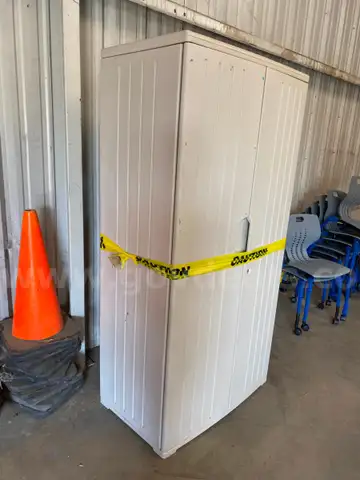 Teachers Gray Metal Desk