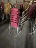 100 Maroon tablet chairs