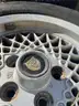 JAGUAR LACY SPOKE ALUMINUM WHEELS WITH NEWER CENTER CAPS XJ XJ6 XJS