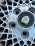 JAGUAR LACY SPOKE ALUMINUM WHEELS WITH NEWER CENTER CAPS XJ XJ6 XJS