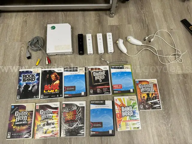 Nintendo Wii with Games and Accessories