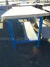 BLUE METAL SHOP TABLE (PALMDALE, CA 2554416)