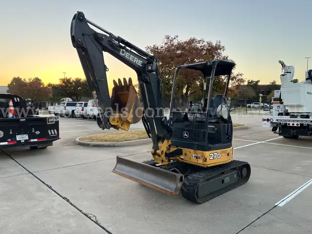 2014 John Deere 27D Compact Hydraulic Excavator