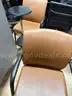 (2) Light Brown Office Chairs
