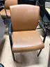 (2) Light Brown Office Chairs