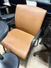 (2) Light Brown Office Chairs