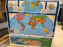 (7) Projector Screens &#x26; (3) Maps