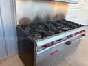 (1) Vulcan Gas 10-Burner Stove