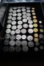 HALF DOLLAR COIN (37); $1 COIN (1); QUARTER (1); DIME (1); COLLECTORS COIN (5);
