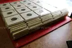 COIN BOOKS (3); $2 BILL (6); $1 COIN (2); HALF DOLLAR COIN (3); QUARTERS (22); D